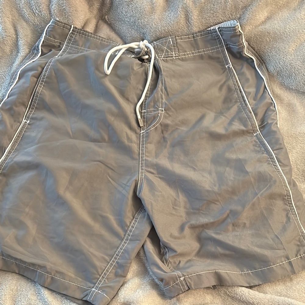 Ingear Gray Board Shorts Quick-Dry Swimwear